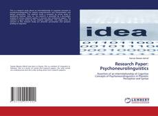 Capa do livro de Research Paper: Psychoneurolinguistics 