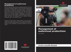 Copertina di Management of audiovisual productions