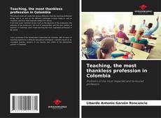Copertina di Teaching, the most thankless profession in Colombia