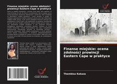 Buchcover von Finanse miejskie: ocena zdolności prowincji Eastern Cape w praktyce