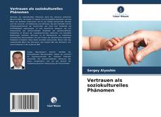 Portada del libro de Vertrauen als soziokulturelles Phänomen