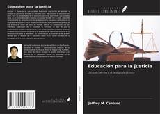 Capa do livro de Educación para la justicia 