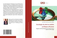 Copertina di Sociologie du droit et réalités juridiques africaines