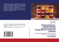 Bookcover of Энергоресурсо-сберегающие технологии при переработке плодов и овощей