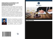 Buchcover von Information-sextraktion und Entitätserkennung aus juristischen Daten
