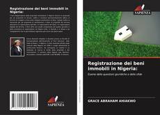 Buchcover von Registrazione dei beni immobili in Nigeria: