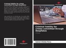 Buchcover von Criminal liability for crimes committed through Deepfakes