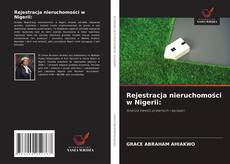 Capa do livro de Rejestracja nieruchomości w Nigerii: 