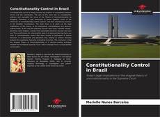 Constitutionality Control in Brazil的封面
