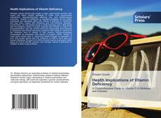 Health Implications of Vitamin Deficiency kitap kapağı