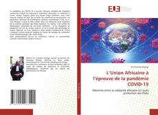 Copertina di L’Union Africaine à l’épreuve de la pandémie COVID-19