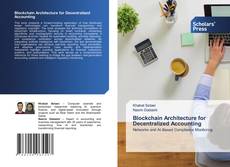 Capa do livro de Blockchain Architecture for Decentralized Accounting 