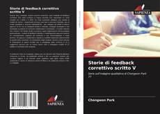 Storie di feedback correttivo scritto V kitap kapağı