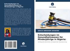 Copertina di Entscheidungen im Gesundheitswesen für Minderjährige in Nigeria: