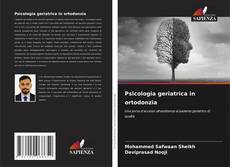 Buchcover von Psicologia geriatrica in ortodonzia