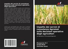 Buchcover von Impatto dei servizi di consulenza Agromet sulle decisioni operative degli agricoltori