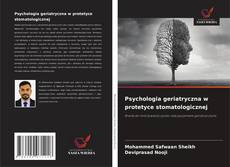Capa do livro de Psychologia geriatryczna w protetyce stomatologicznej 