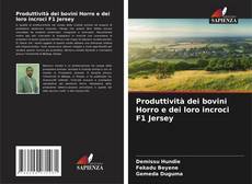 Buchcover von Produttività dei bovini Horro e dei loro incroci F1 Jersey