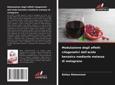 Copertina di Modulazione degli effetti citogenetici dell'acido benzoico mediante melassa di melograno
