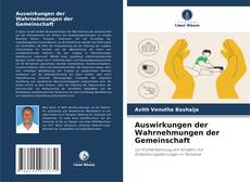 Auswirkungen der Wahrnehmungen der Gemeinschaft kitap kapağı