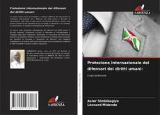 Buchcover von Protezione internazionale dei difensori dei diritti umani: