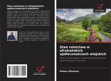 Capa do livro de Stan rolnictwa w afrykańskich społecznościach wiejskich 