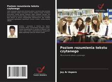 Poziom rozumienia tekstu czytanego kitap kapağı
