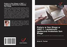 Portada del libro de Pożary w San Diego w 2007 r. i podatność społeczna hrabstwa San Diego