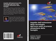 Copertina di Impatto dell'estensione della tecnologia dell'orzo sulla sicurezza alimentare delle famiglie