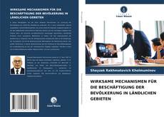 WIRKSAME MECHANISMEN FÜR DIE BESCHÄFTIGUNG DER BEVÖLKERUNG IN LÄNDLICHEN GEBIETEN kitap kapağı