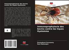 Couverture de Immunoprophylaxie des bovins contre les tiques Hyalomma