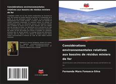 Portada del libro de Considérations environnementales relatives aux bassins de résidus miniers de fer