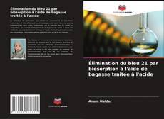 Buchcover von Élimination du bleu 21 par biosorption à l'aide de bagasse traitée à l'acide