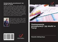 Capa do livro de Zastosowania prywatyzacji i jej skutki w Turcji 