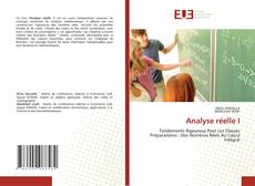 Couverture de Analyse réelle I