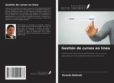 Gestión de cursos en línea kitap kapağı