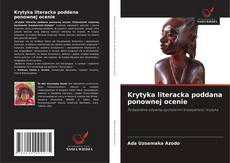 Krytyka literacka poddana ponownej ocenie kitap kapağı