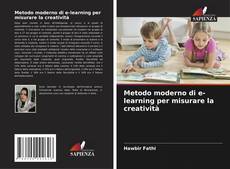 Metodo moderno di e-learning per misurare la creatività kitap kapağı