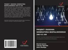 Couverture de PROJEKT I BUDOWA GENERATORA BEZPALIWOWEGO 240 V/1 kW