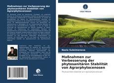 Portada del libro de Maßnahmen zur Verbesserung der phytosanitären Stabilität von Agrarphytocenosen
