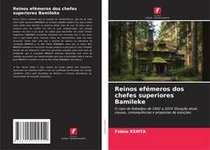 Copertina di Reinos efémeros dos chefes superiores Bamileke