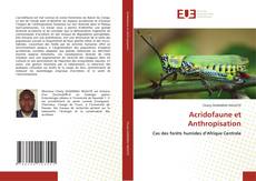 Couverture de Acridofaune et Anthropisation