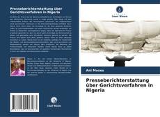 Capa do livro de Presseberichterstattung über Gerichtsverfahren in Nigeria 