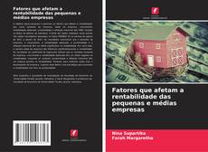 Borítókép a  Fatores que afetam a rentabilidade das pequenas e médias empresas - hoz