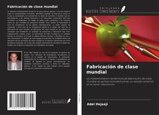 Fabricación de clase mundial kitap kapağı