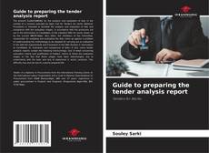 Portada del libro de Guide to preparing the tender analysis report