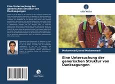 Copertina di Eine Untersuchung der generischen Struktur von Danksagungen
