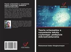 Copertina di Teoria schematów a rozumienie tekstu czytanego: podejście mikrostrukturalne