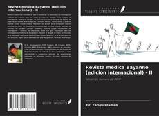 Couverture de Revista médica Bayanno (edición internacional) - II