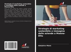 Copertina di Strategie di marketing sostenibile e immagine delle aziende a Mwene-Ditu